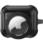 2 az 1-ben szuper tartós védőtok - AirPods 3 / AirTag 1 / 2 - fekete