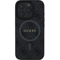 Guess 4G színes gyűrűburkolat MagSafe-el* iPhone 16 Pro Max-hoz - szürke