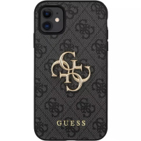 Guess 4G Metal Logo tok - iPhone 11 - szürke