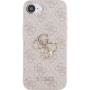 Guess 4G Metal Logo tok iPhone 16e / 17e - rózsaszín