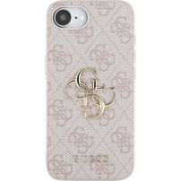 Guess 4G Metal Logo tok iPhone 16e / 17e - rózsaszín