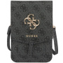 Guess 4G Metal Logo univerzális táska - iPhone - szürke
