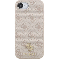 Guess 4G Small Metal Logo MagSafe tok iPhone 16e / 17e készülékhez - rózsaszín