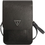Guess Saffiano Triangle Logo univerzális táska - iPhone - fekete