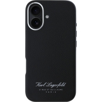 Karl Lagerfeld Hotel RSG borító iPhone 16-hoz - fekete