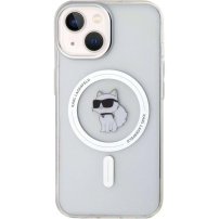 Karl Lagerfeld IML Choupette tok MagSafe -vel - iPhone 15 - átlátszó