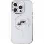 Karl Lagerfeld IML K&CH Heads fémváz burkolat MagSafe-el* iPhone 15 Pro Max készülékhez - átlátszó