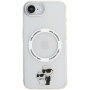 Karl Lagerfeld IML Karl and Choupette MagSafe tok iPhone 16e / 17e készülékhez - átlátszó