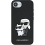 Karl Lagerfeld Saffiano Karl and Choupette tok iPhone 16e / 17e - fekete