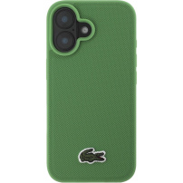 Lacoste Ikonikus Petit Pique szőtt logóborító MagSafe-el* iPhone 16-hoz - zöld