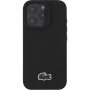 Lacoste Ikonikus Petit Pique szőtt logóborító MagSafe-el* iPhone 16 Pro Max készülékhez - fekete