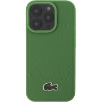 Lacoste Ikonikus Petit Pique szőtt logóborító MagSafe-el* iPhone 16 Pro Max készülékhez - zöld