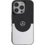 Mercedes Kétrétegű tok MagSafe-el* iPhone 16 Pro Max készülékhez - fekete és ezüst