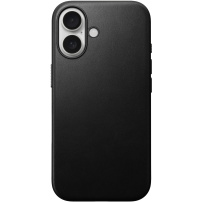 Nomad Modern bőr bőr borítás MagSafe iPhone 16 Plus készülékhez - fekete