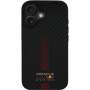 Oracle Red Bull Racing Carbon Powerbar borítás MagSafe-el* iPhone 16 Plus-hoz - fekete