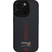 Oracle Red Bull Racing Carbon Powerbar borítás MagSafe-el* iPhone 16 Pro Max készülékhez - fekete
