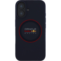 Oracle Red Bull Racing Red Ring szilikon tok, MagSafe, iPhone 16 Plus - sötétkék