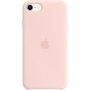 Eredeti Apple szilikon tok - iPhone 7 / 8 / SE (2020/2022) - kréta rózsaszín