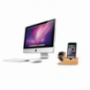 Fából készült dokkoló és töltő állomás / állvány Apple Watch 38mm / 42mm a iPhone 7 / 7 Plus / 6S / 6S Plus / 6 / 6 Plus a iPhone 5 / 5S / 5C -re
