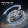 Mágneses MagSafe 360°-ban forgatható állvány ujjgyűrűvel iPhone-hoz - narancssárga