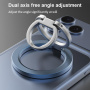 Mágneses MagSafe 360°-ban forgatható állvány ujjgyűrűvel iPhone-hoz - narancssárga