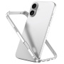 Védőkeret iPhone 16 - ezüst