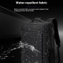 COOLBELL CB-8308 hátizsák külső USB porttal és cipzárzárral iPad / MacBook készülékekhez 17"-ig - sötétkék
