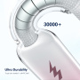 ENKAY Ice Clear font töltő- és adatkábel - USB-A - USB-C - 2 m - menta