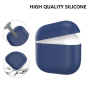 AhaStyle szilikon tok AirPods 4 / 5-höz - sötétkék