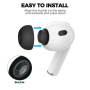 AhaStyle pót szilikon fülgumik AirPods Pro 3-hoz - S - fehér