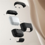 Tok kihajtható állvánnyal és karabinerrel AirPods Pro 3-hoz - fehér