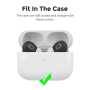 AhaStyle fülhallgató szilikon tok AirPods Pro 2-höz - fekete