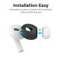 AhaStyle fülhallgató szilikon tok AirPods Pro 2-höz - fekete