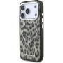 Karl Lagerfeld IML Leopard MagSafe tok iPhone 17 Pro készülékhez - barna