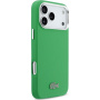 Lacoste Iconic Petit Pique Metal Logo MagSafe tok iPhone 17 Pro Max készülékhez - zöld