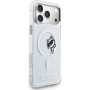 Karl Lagerfeld IML Choupette Peekaboo átlátszó tok MagSafe támogatással iPhone 17 Pro Max készülékhez - víztiszta