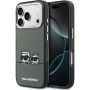 Karl Lagerfeld IML K&CH Heads Logo átlátszó tok MagSafe funkcióval iPhone 17 Pro Max készülékhez - szürke