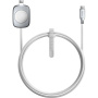 Nomad Universal 2v1 univerzális fonott töltő Kábel - USB-C mágneses koronghoz / USB-C - 1,5 m - fehér