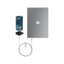 Nomad Universal 2v1 univerzális fonott töltő Kábel - USB-C mágneses koronghoz / USB-C - 1,5 m - fehér