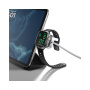 Nomad Universal 2v1 univerzális fonott töltő Kábel - USB-C mágneses koronghoz / USB-C - 1,5 m - fehér