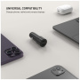 FIXED autós töltő 2x USB-C porttal - 65W - fekete