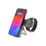 FIXED MagZen 5 vezeték nélküli MagSafe powerbank Apple Watch töltéssel, állvánnyal és USB-C porttal - 5 000 mAh - szürke