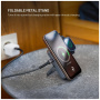 FIXED MagZen 5 vezeték nélküli MagSafe powerbank Apple Watch töltéssel, állvánnyal és USB-C porttal - 5 000 mAh - szürke