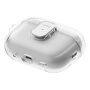 UNIQ Glase Pro Lock átlátszó tok zárral és karabinerrel AirPods Pro 3-hoz - átlátszó