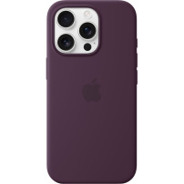 Eredeti Apple szilikon borítás MagSafe-el* iPhone 16 Pro - szilva