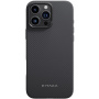Pitaka MagEZ 5 burkolat szénszálas mintával és MagSafe iPhone 16 Pro Max készülékhez - szürke