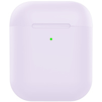 Matt szilikon borító AirPods 1 / 2 - halványlila