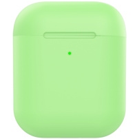 Matt szilikon borító AirPods 1 / 2 - világos zöld