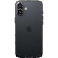Spigen Crystal Flex átlátszó borítás iPhone 16-hoz - szürke
