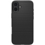 Spigen Liquid Air borítás iPhone 16-hoz - fekete